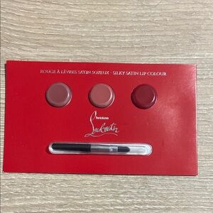 Christian Louboutin Silky Satin Lip Colour Tester Set - Red and Brown Shades